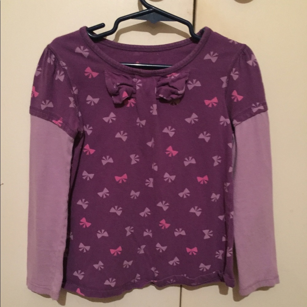 5t girls bow shirt